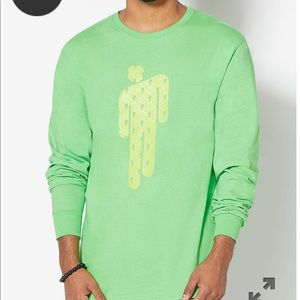 BILLIE EILISH MERCH authentic green longsleeve